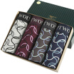 Seven wolves men &39s underwear men&39 s angle pants cotton thin section of the radix printing four - legged four - boxed