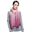 Bao Shengxiang cashmere scarves ladies autumn&winter wild gradient high-grade wool scarves shawl dual long paragraph warm collar w9708 rose