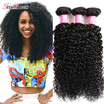 Brazilian Virgin Hair Kinky Curly 7A Unprocessed Virgin Hair Brazilian Curly Virgin Hair 3 Bundle Weaves Tissage Bresilienne