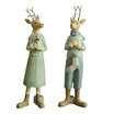Jingdong Supermarket Yimi home creative craft gift couple gift deer two-piece table table decorations home craft small ornaments birthday gift