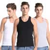 Jingdong supermarket modal vest men&39s V-neck short sleeve elastic Slim breathable modal T-shirt black L