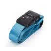 Bancaini luggage outlift packing belt with band tsa password lock luggage with customs cross packing belt sky blue