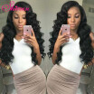 Unprocessed 7A Grade Hair Peruvian Body Wave Human Hair Weave 4 Bundles lot Natural Black Color Shireen Peruvian Virgin Hair