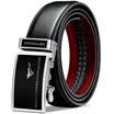 Seven wolves year old life red belt men auto buckle red wedding belt leather belt trousers male 7A01036520 outside the black red