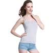 Ms Langshou sling vest ladies traceless stretch sleeveless horns with black&green gray 1 piece are all code