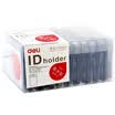 Deli 5749 card holder work permit employee card dedicated clip 10 package boxed