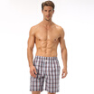 Seven wolves mens beach pants male cotton shorts Aloo trousers British wind casual pants blue gray 06498 2XL