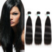 Hight Quality Straight Brazilian Hair Extensions Deal 3pclot Natural Color Human Hair 8-28inch Brazilain Human Hair Weaves