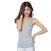 Antarctic Women &39s Vest Threaded Panthera Breathable Colorful Sling Vest Lace Plaid Gray