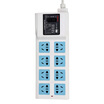 Sea anchor 2 m plug-in board 8-hole row of plug-in TV drag line board refrigerator anti-shock plug socket panel leakage protection washing machine total control switching power supply converter G02