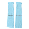 DUSENNA straight blue sunscreen gloves ice cuffs men&women summer ice silk arm sleeves