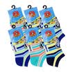 LOONEY TUNES Lotto Children&39s Socks 6 Double Striped Bunny Boat Socks COOK COTTON Kids T-Kids Baby Socks 14-16cm
