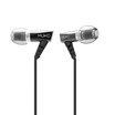MUKO A900 In-Ear Music Headphone is suitable for live games&folk songs iOSAndroid dual-platform compatible aluminum alloy material fashion simple silver black