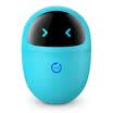 Settail grass Gowildcn son white youth version of intelligent robot voice learning to accompany toys blue