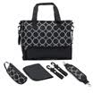 My beloved multi-functional large capacity mummy pack five sets of pregnant women to be produced package shoulder bag diagonal package ZA17928 black circle