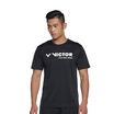WACKER Victor Victory Badminton T-shirt T-shirt T-6027C Men&39s&women&39s sportswear M code Black