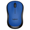 Logitech M220 Wireless Mute Mouse Blue
