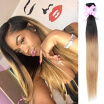 Bettylove Peruvian Virgin Hair Straight 4 pc Lot Ombre 7A Honey Blonde 100 Human Hair Weave Bundles Brands Pervian Virgin Hair