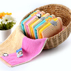 Vogue Jieyu cotton children&39s towel high-haircut kiss skin sunny fairy face towel ten loaded 25 50cm powder 4 yellow 3 blue 3