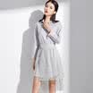 MAZOE Korean Dress Set Casual Bracelet M017 Gray M