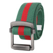LovingLilies Belt England Fashion Classic Stripe Canvas Belt Neutral Trousers Red Green Strip