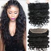 7A Brazilian Lace Frontal Closure 13x4 Body Wave Ear To Ear Lace Frontal With Baby Hair Cheap Virgin Human Hair Full Lace