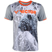 WACKER Victor Victory Badminton Men & Women Casual Sportswear Short Sleeve T-6040 M Gray