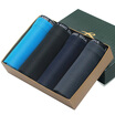 Langsha men&39s underwear men&39s flat pants elastic cotton breathable u convex sexy young four-legged four-color mixed color 175 XL