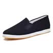 Cloth cloth old Beijing shoes men&39s shoes hand at the end of Melaleuca at the end of the shoes men&39s breathable feet casual shoes low to help solid color patch lazy shoes black 42 yards