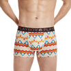 Playboy PLAYBOY Men&39s underwear Men&39s flat underwear Nylon prints All stripe mesh Ganggang pants 3pcs XXXL 185110