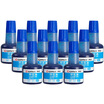 COMIX 12 sets of 40ML printing ink mime oil blue office stationery B3713