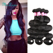 Brazilian Body Wave 4 Bundles 7A Brazilian Virgin Hair Body Wave Ms Luna Hair Products Soft Brazilian Human Hair Weave Bundles