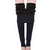 Heng Yuanxiang Leggings Women&39s Autumn&winter thick plus velvet waist down pants pants wear ultra-elastic high waist one pants Ms warm pants CI130304 black all