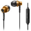 Philips PHILIPS headset ear with wheat-controlled aluminum shell SHE9105 gold