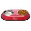 Hanhan Paradise Cat Bowl Bowl Dog Bowl Cat Basin Pet Drinking Water Feeding Double Bowl Cat Food Pot Cat Grain Cookies Dog Supplies Automatic Water Thicker Powder