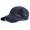 IKEWA BQM079ZANG hat male ladies summer outdoor sun hat sunscreen tennis cap sun hat quick dry breathable movement baseball cap cap cap navy