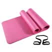 Kai speed NBR environmental protection 185 80cm lengthened widening non-slip moisture fitness yoga mat 10MM pink EA07