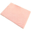 Sanli cotton thick terry absorbent towel bathroom non-slip mat 50 × 72cm pink