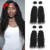 CZ Hair Virgin Hair Deep Wave 4 Bundles Mongolian Deep Wave Virgin Hair 8-30 Inches 100 Human Hair Extensions
