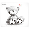 Should be cool cool EXCO Cubs cute cartoon mouse pad trumpet office console game creative cloth can be repeatedly washed bottom anti-slip MSP-010