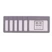 Deli 8334 soft card card sets work permit staff card horizontal 6 gray