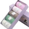 Langsha socks 5 pairs of ladies business sports cotton socks casual tube socks mixed color uniform