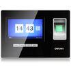 Effective deli 3968 intelligent touch screen punch machine free software fingerprint attendance machine