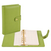 Morning light M & G APYH2B18 48K candy color loose-leaf coil leather leather noodle notebook 73 pages emerald green