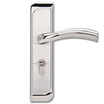 Modern hardware interior door lock bedroom door lock stainless steel double tongue lock handle lock right open type