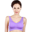 Arctic cashmere sports bra no steel ring sexy comfortable underwear sports vest light purple M