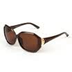 Love LianSan polarized sunglasses round box retro tide people sunglasses female round round sunglasses LSP6240 BN brown
