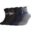 Hengyuan Xiang rabbit wool socks in the tube thickening warm socks national wind jacquard female socks mixed color 5 pairs of equipment