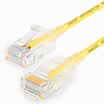 Shanze SAMZHE SZW-2020 super six types of thin diameter CAT6A high-purity oxygen-free copper jumper 8-core twisted pair high-speed ultra-6 type RJ45 network cable 2 m yellow