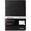 COMIX A6 74 simple series leather notebook notepad diary black office stationery C4614